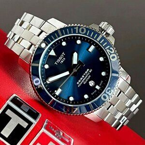 Tissot Seastar 1000 Powermatic 80 Silicium Watch NEW